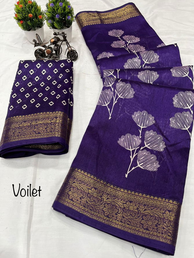 Wow Flower Printed Designer Non Catalog Sarees